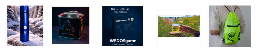 Ukázka výhry z wedos.store